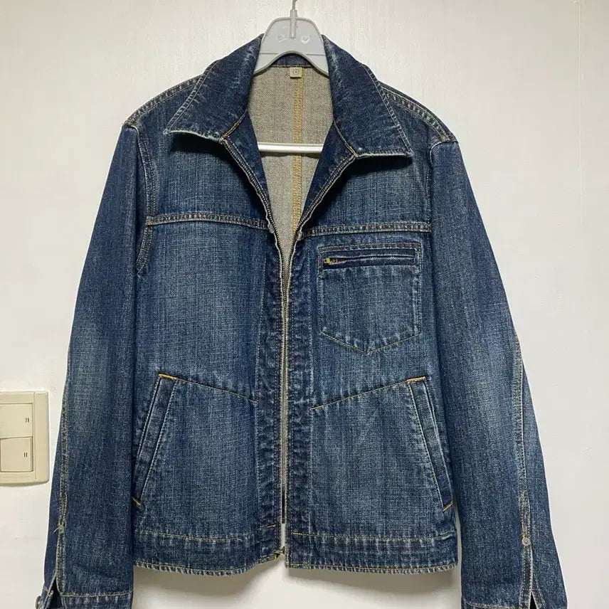 [BUNJANG] Uniqlo Vintage Denim Jacket / [UNIQLO] 올드 유니클로 집업 데님 자켓 M사이즈