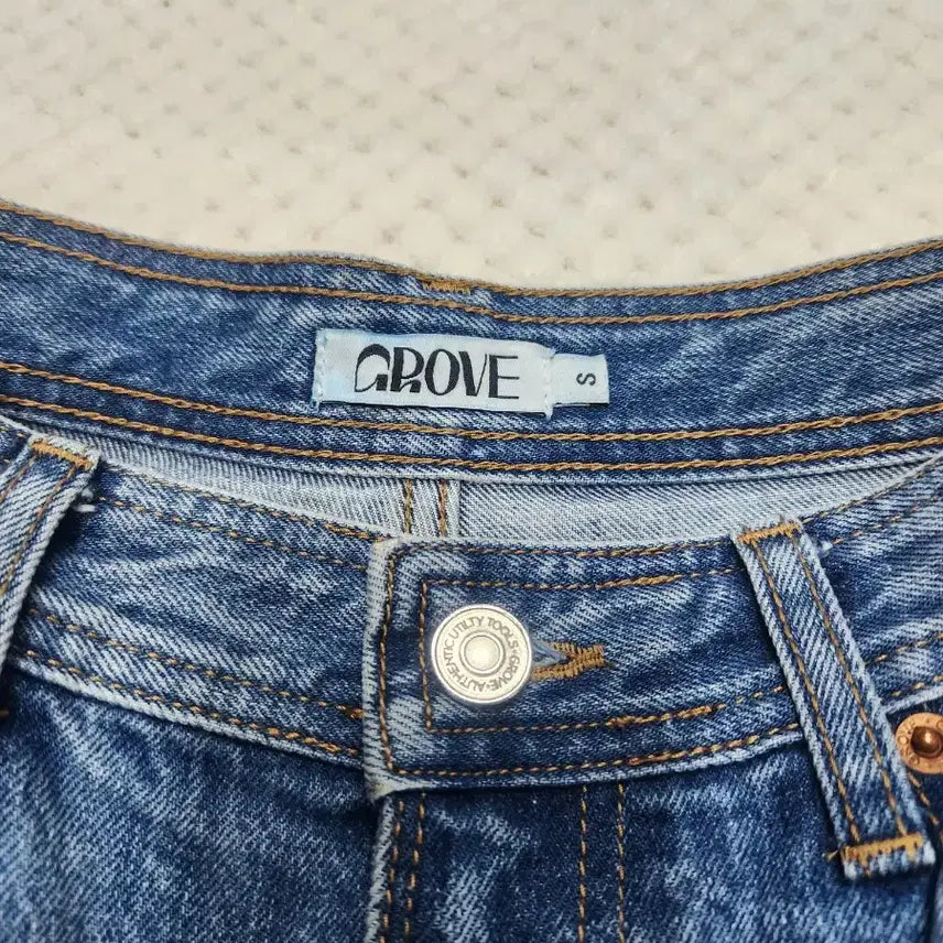 [BUNJANG] GROVE Denim Shorts / 그로브 청반바지 데님 반바지 5부