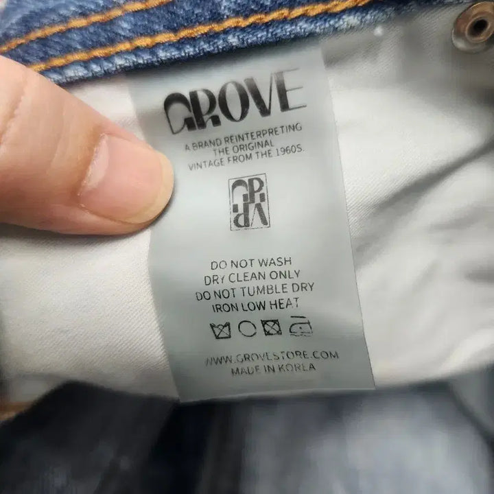 [BUNJANG] GROVE Denim Shorts / 그로브 청반바지 데님 반바지 5부