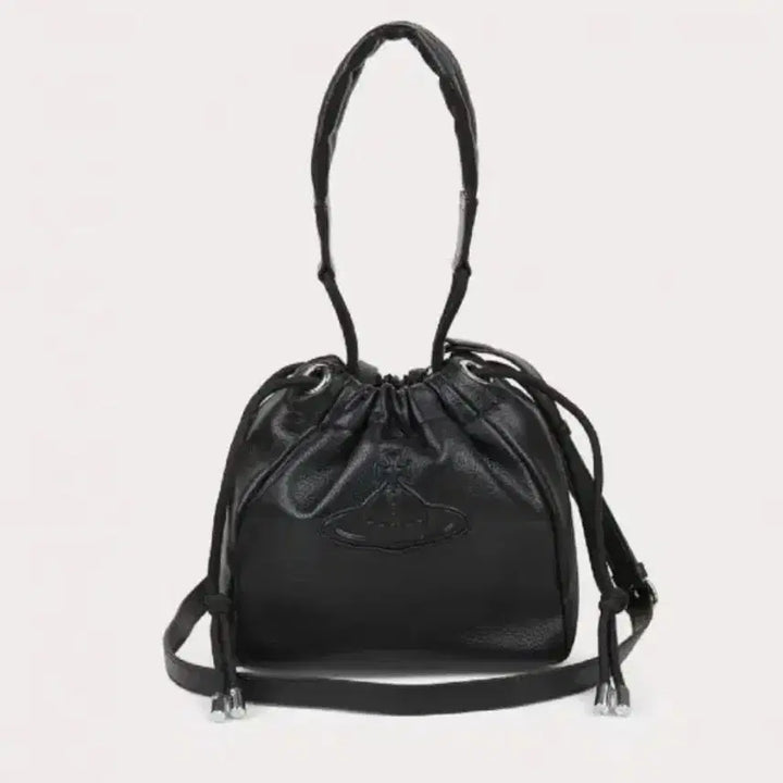 [BUNJANG] Vivienne Westwood Black Leather Shoulder Bag / 비비안웨스트우드 블랙 데일리백