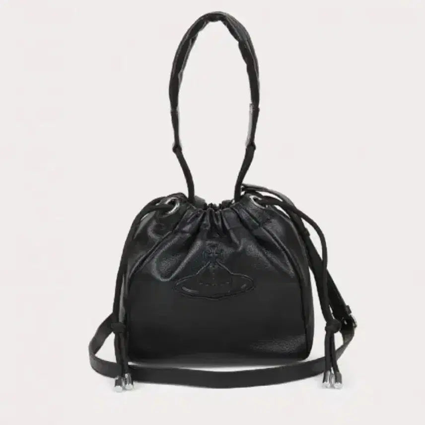 [BUNJANG] Vivienne Westwood Black Leather Shoulder Bag / 비비안웨스트우드 블랙 데일리백