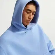 [BUNJANG] Nike Tech Fleece Oversized Hoodie - Pastel Blue / 국내매장판 나이키 남성 테크 플리스 오버사이즈 후디 후드티 HV6536-