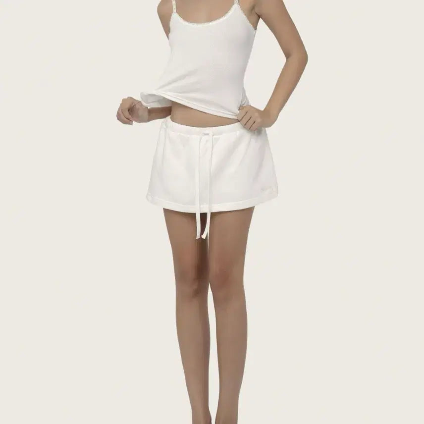 [BUNJANG] Clecier 09 Skirt White / 클리시어 09 스커트 치마 화이트