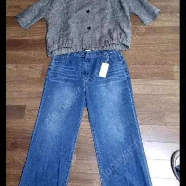 [BUNJANG] Luciano Wide Denim Pants / 새제품)디루치아노 청바지 데님 와이드 팬츠 77~77반
