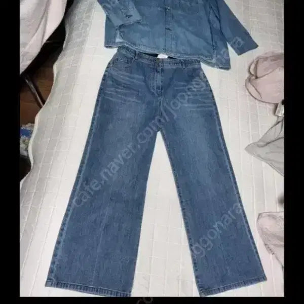 [BUNJANG] Luciano Wide Denim Pants / 새제품)디루치아노 청바지 데님 와이드 팬츠 77~77반