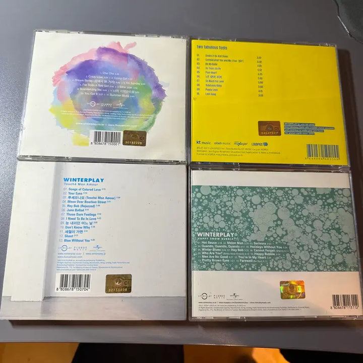 [BUNJANG] Winterplay CD Bundle Set / 윈터플레이 개봉 cd 4장 일괄 판매