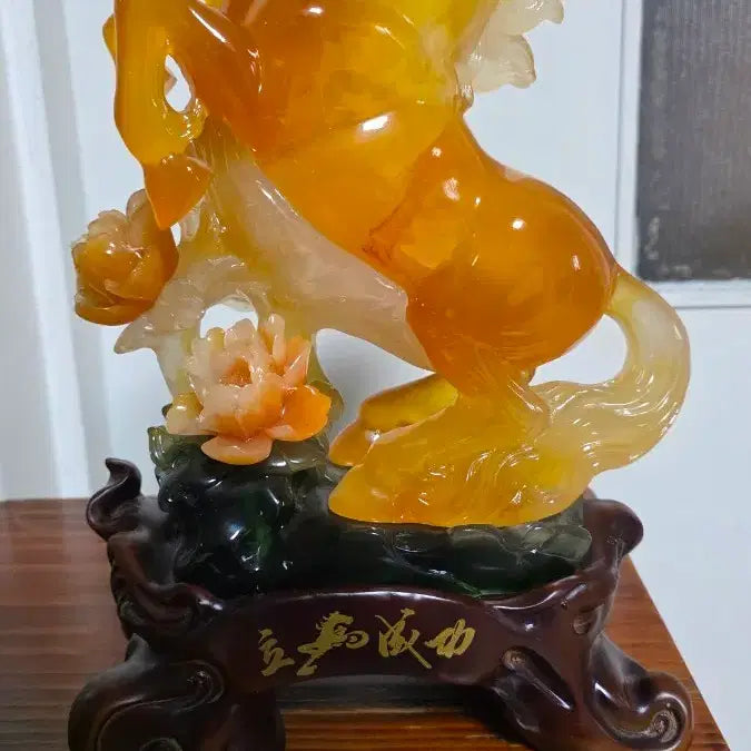 [BUNJANG] Amber Horse Sculpture Ornament / 호박색 말 조각상 장식품(마도성공)