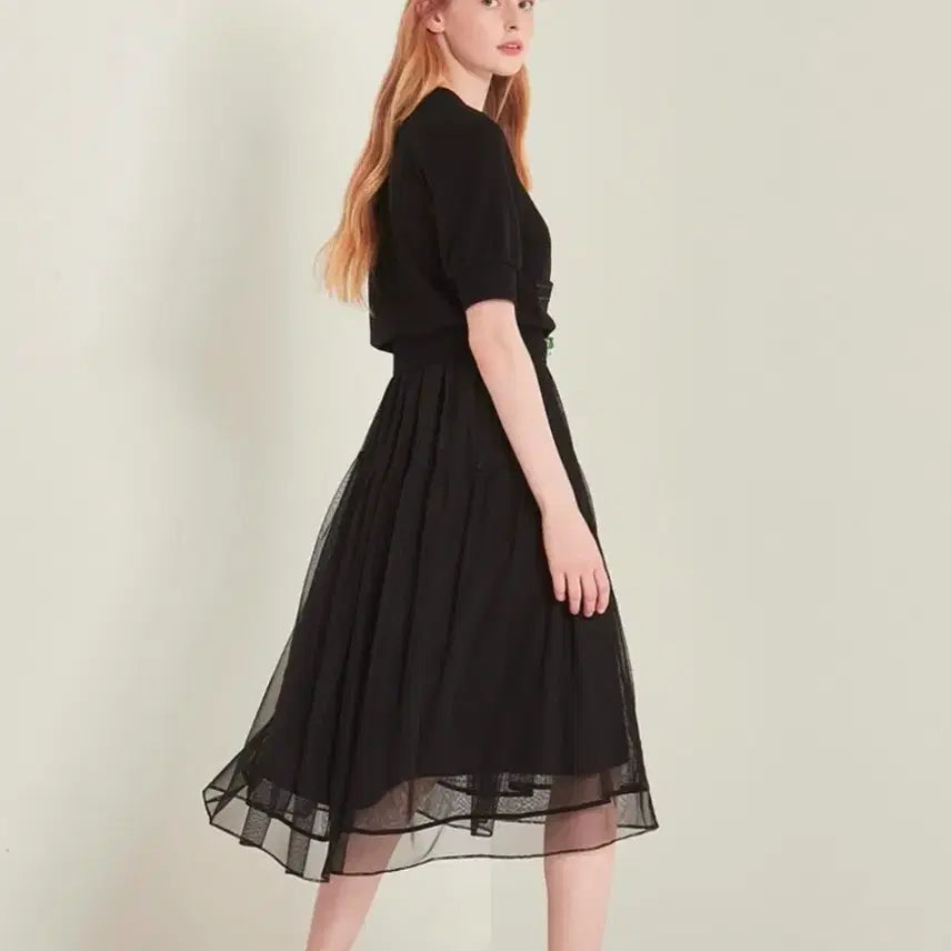 [SOLD OUT] 한섬 SJSJ 레이어드 튤 원피스