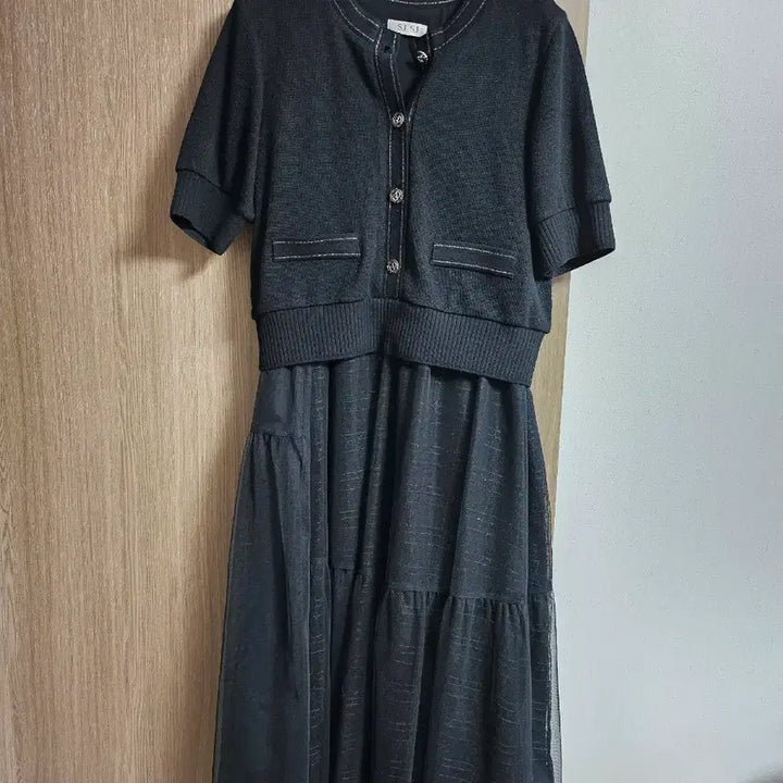 [SOLD OUT] 한섬 SJSJ 레이어드 튤 원피스
