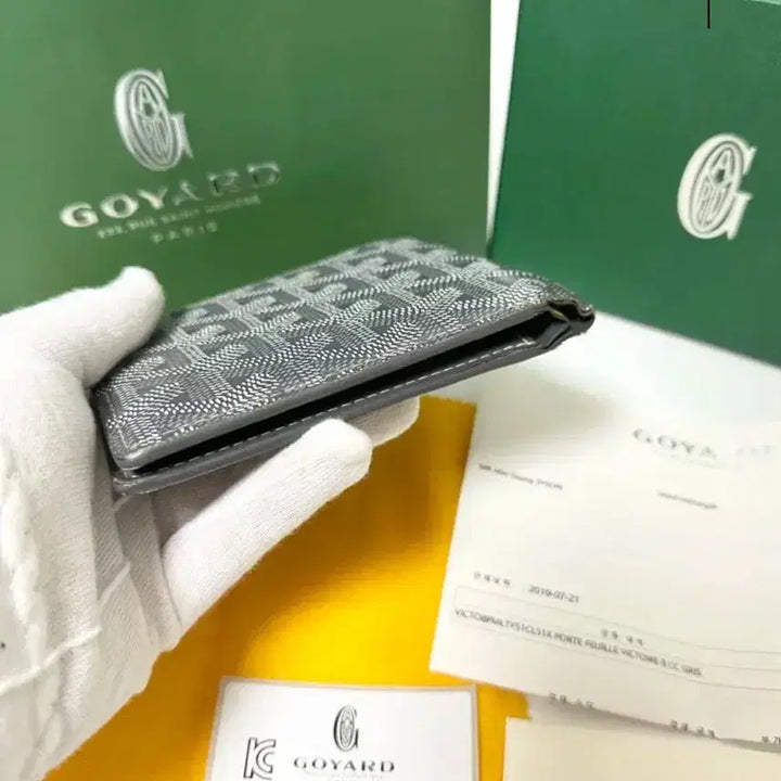 [BUNJANG] Goyard Victoire Special Grey Bi-fold Wallet / (정품)(풀구성,백화점판)고야드 빅투와르 스페셜 그레이 반지갑