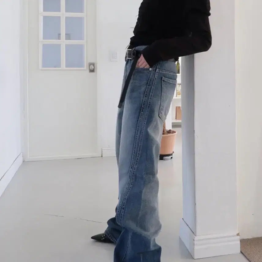 [BUNJANG] Sunnydays Nice Flare Denim Jeans / 써니데이나이쓰 플레어 데님 진