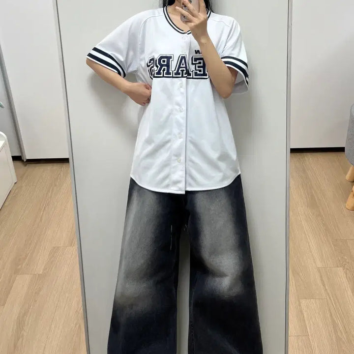 [BUNJANG] Doosan Bears Heo Kyoung-min Marked Retro Home Baseball Jersey (Size L) / 두산베어스 허경민 마킹 레트로 홈 유니폼