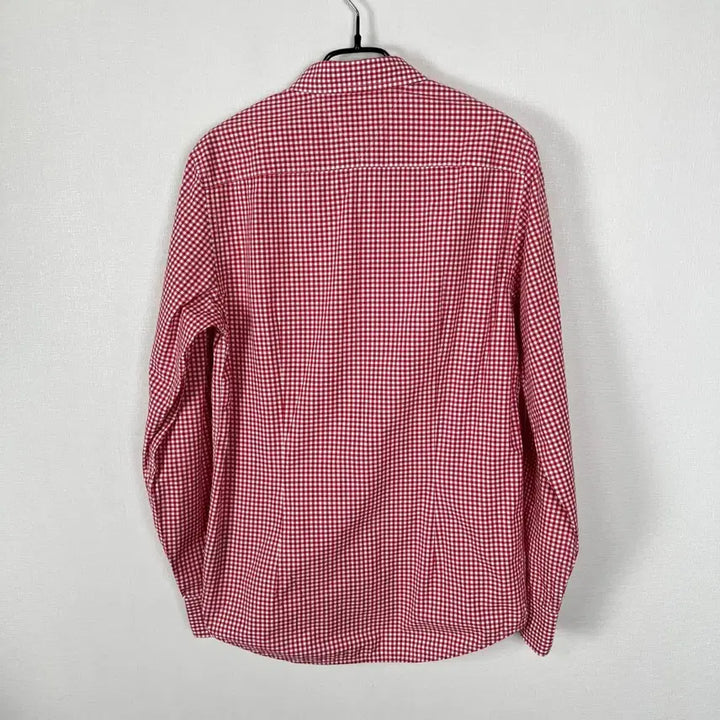 [BUNJANG] Tommy Hilfiger Red Cotton Check Shirt / 타미힐피거 레드 면 체크 셔츠 남방 남S 90 라덴 빈티지