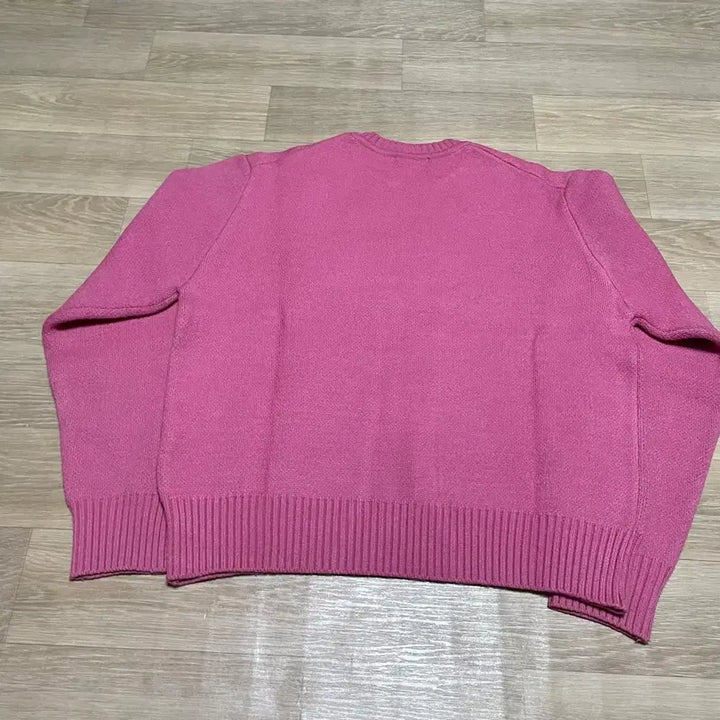 [BUNJANG] The Centaur Story Jacquard Knit Top Pink / 더센토르 스토리 자카드 니트 탑 핑크