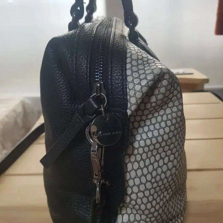 [BUNJANG] Anne Klein Crocodile &amp; Cowhide Leather Tote Crossbody Shoulder Bag / 상태최상)앤클라인 가방 악어,소가죽 토트백 크로스백 핸드백 숄더백 판매
