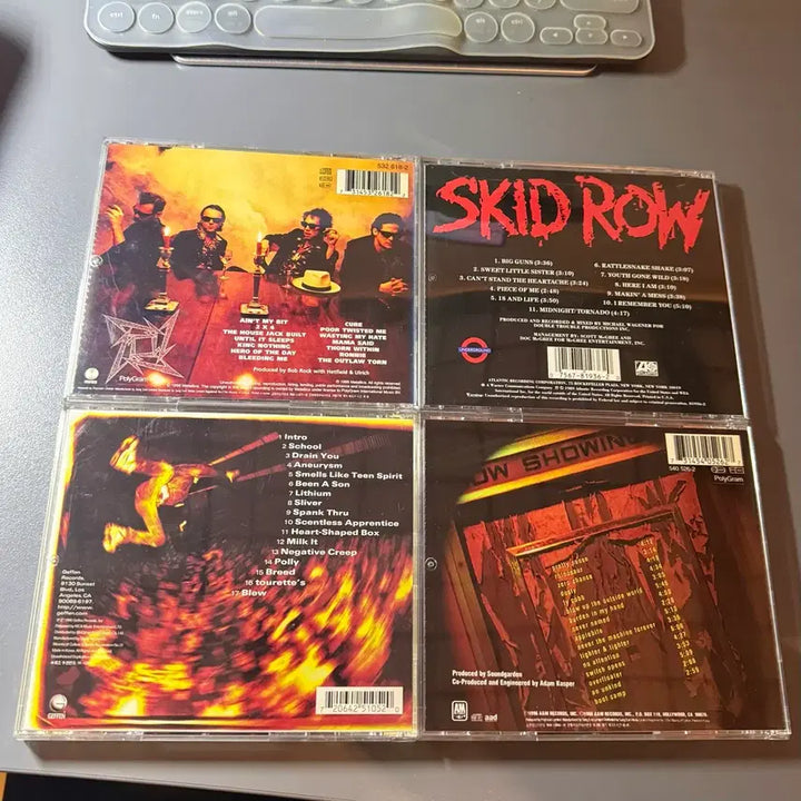 [BUNJANG] Skid Row, Soundgarden, Nirvana, Metallica CDs / 스키드로우 사운드가든 너바나 메탈리카 음악 cd 앨범