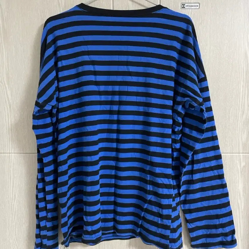 [BUNJANG] Stripe Long Sleeve Blue / [F]스트라이프 롱슬리브 블루