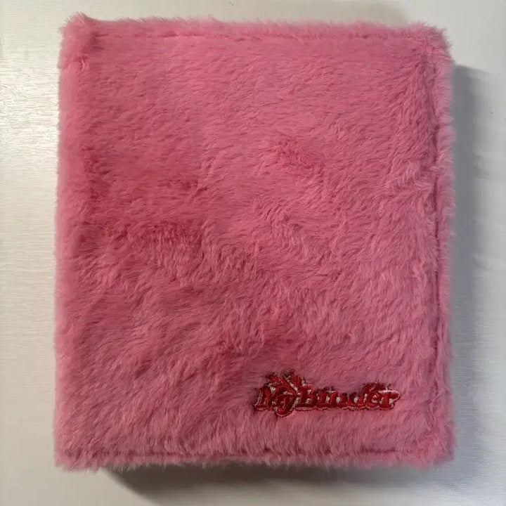 [BUNJANG] Pink Fur Binder / 털 바인더
