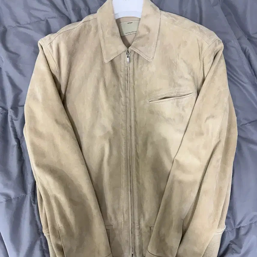 [BUNJANG] Pottery Goatskin Suede Blouson Jacket / 31일까지 할인) 포터리 고트스킨 스웨이드 블루종 3사이즈