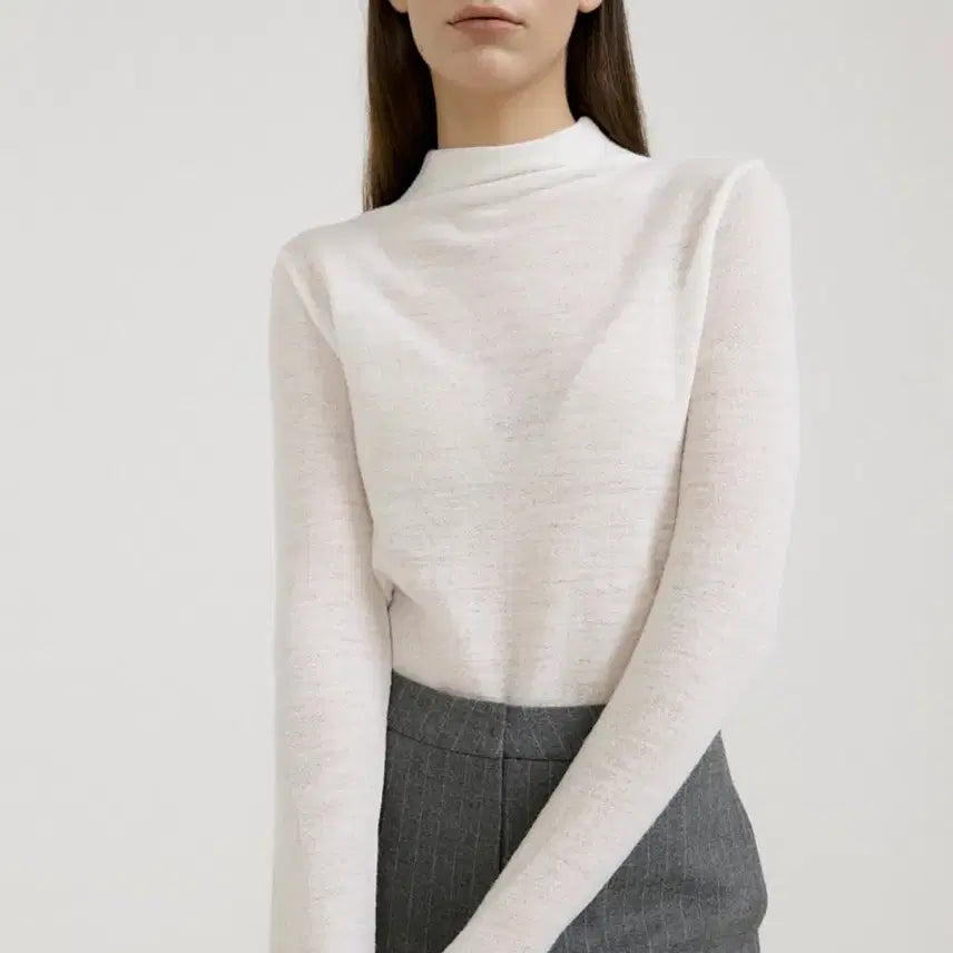 [BUNJANG] Autete Wool Moss Crepe Pola T-Shirts / 오떼뜨 WOOL MOSS CRAPE POLA T-SHIRTS