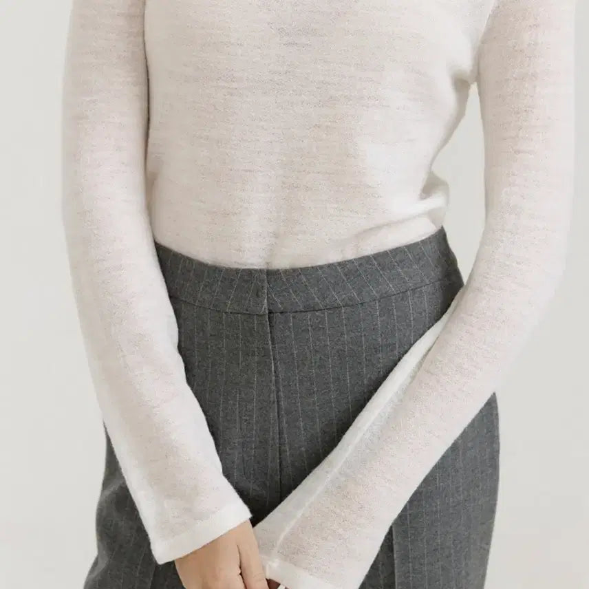 [BUNJANG] Autete Wool Moss Crepe Pola T-Shirts / 오떼뜨 WOOL MOSS CRAPE POLA T-SHIRTS