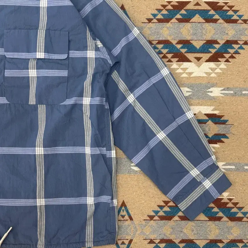 [BUNJANG] Nanamica Palaka Check Shirt Blue / [M][100] 나나미카 팔라카 체크 셔츠 블루
