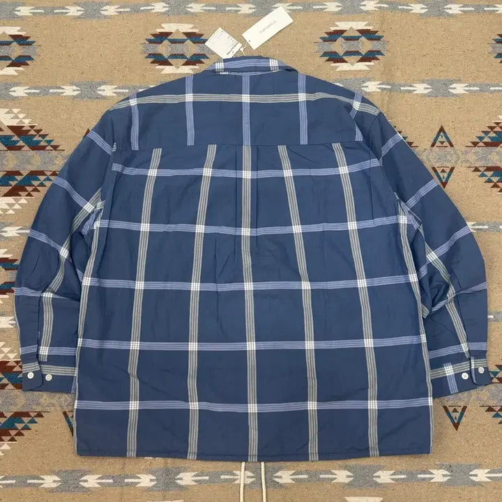 [BUNJANG] Nanamica Palaka Check Shirt Blue / [M][100] 나나미카 팔라카 체크 셔츠 블루