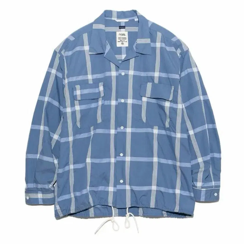 [BUNJANG] Nanamica Palaka Check Shirt Blue / [M][100] 나나미카 팔라카 체크 셔츠 블루
