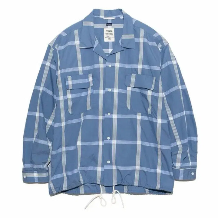 [BUNJANG] Nanamica Palaka Check Shirt Blue / [M][100] 나나미카 팔라카 체크 셔츠 블루