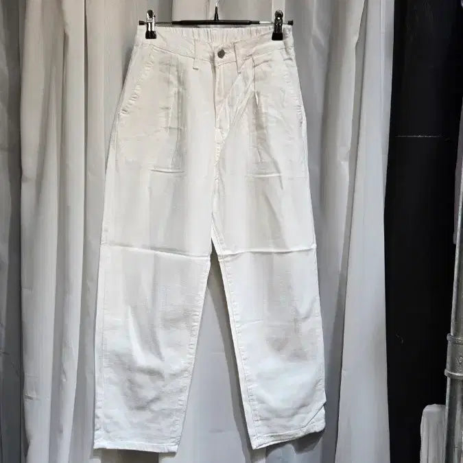 [BUNJANG] Pintuck High-Waist Back-Elastic Trousers / S싸이즈 핀턱 허리뒷밴딩 팬츠