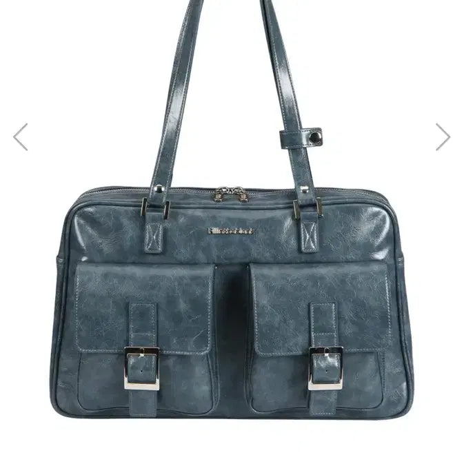 [BUNJANG] Fill de Blanc Shoulder Bag Denim Blue / 필인더블랭크 숄더백 데님블루