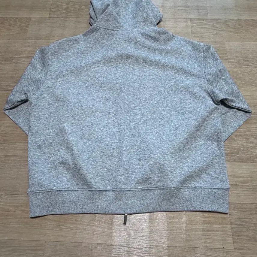 [BUNJANG] KKEEE Two-Way Hoodie Zip-Up Melange Gray / 새상품)KKEEE 투웨이 후드집업 멜란지 그레이