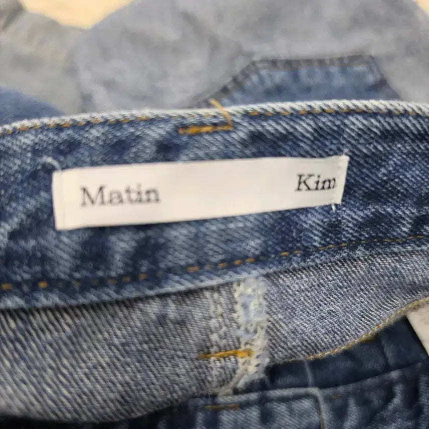 [BUNJANG] Matinkim Patchwork Denim Mini Skirt / 마뗑 킴 패치워크 데님 미니스커트