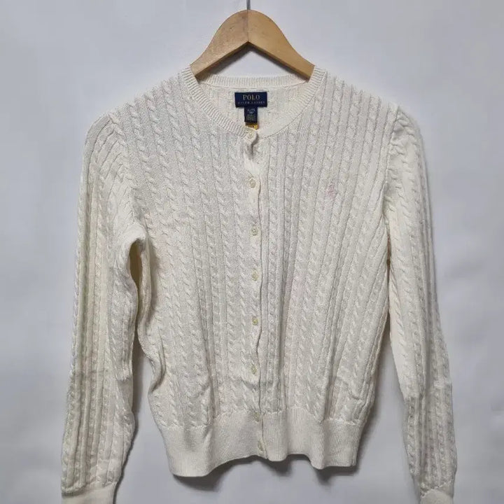 [BUNJANG] Polo Ralph Lauren Cable Knit Cardigan / 폴로 랄프로렌 케이블 니트 가디건 XL(16)