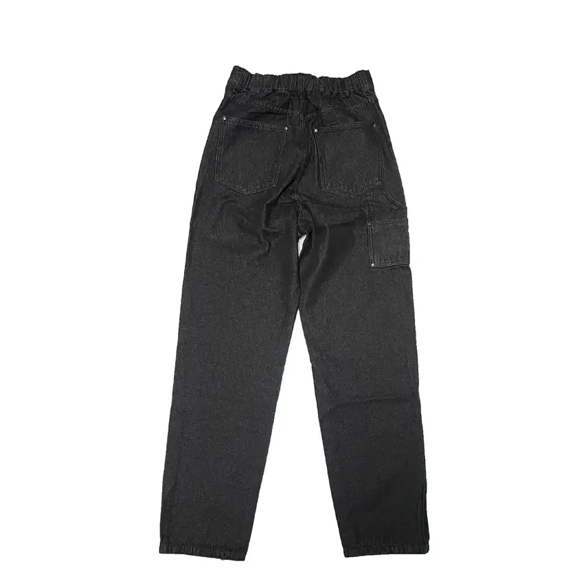 [BUNJANG] Code Graphy Black Carpenter Pants / 코드그라피 블랙 카펜터 팬츠