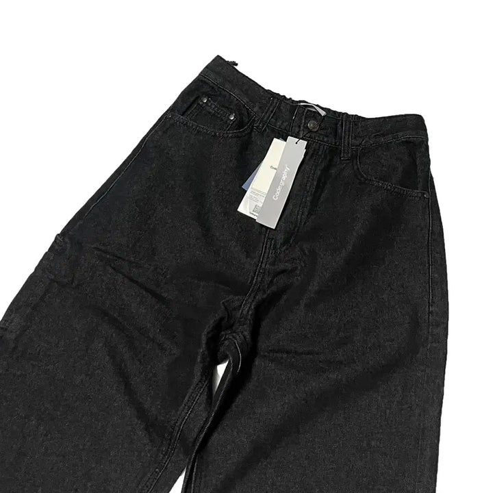 [BUNJANG] Code Graphy Black Carpenter Pants / 코드그라피 블랙 카펜터 팬츠