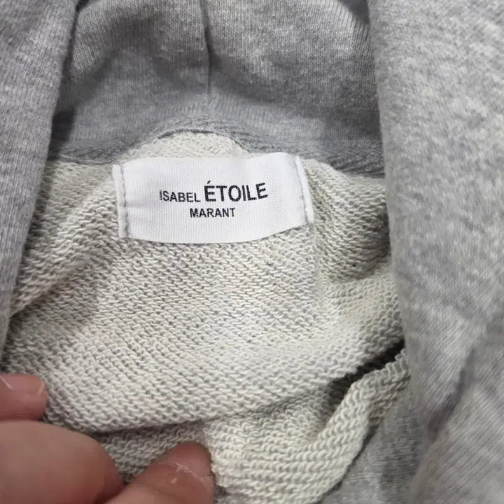 [BUNJANG] Isabel Marant Logo Hoodie Gray / 정품 이자벨마랑 로고 후드티 그레이 핑크