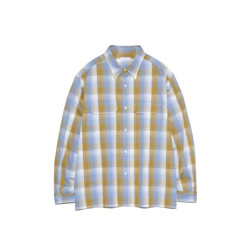 [BUNJANG] Nanamica Regular Collar PK Shirt Yellow x Socks - XL / [XL] 나나미카 레귤러 카라 PK 셔츠 옐로우x삭스