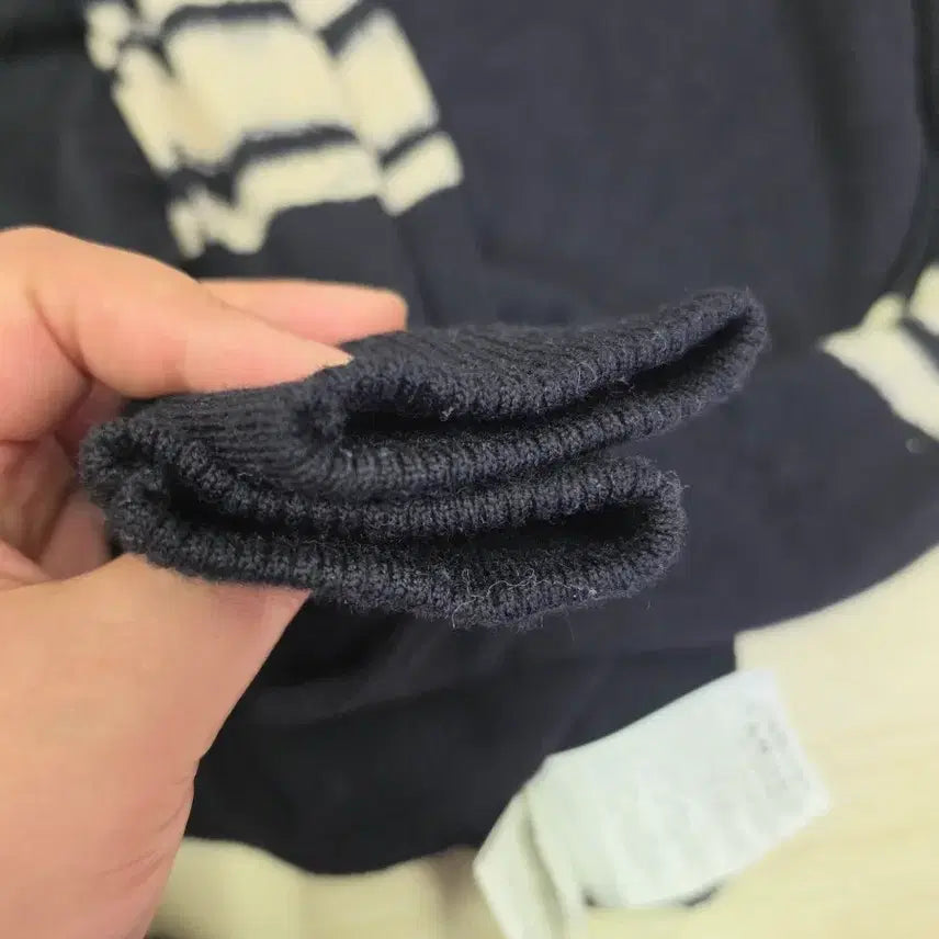 [BUNJANG] Stone Island Navy Knit Sweater / 정품)스톤아일랜드 네이비 니트