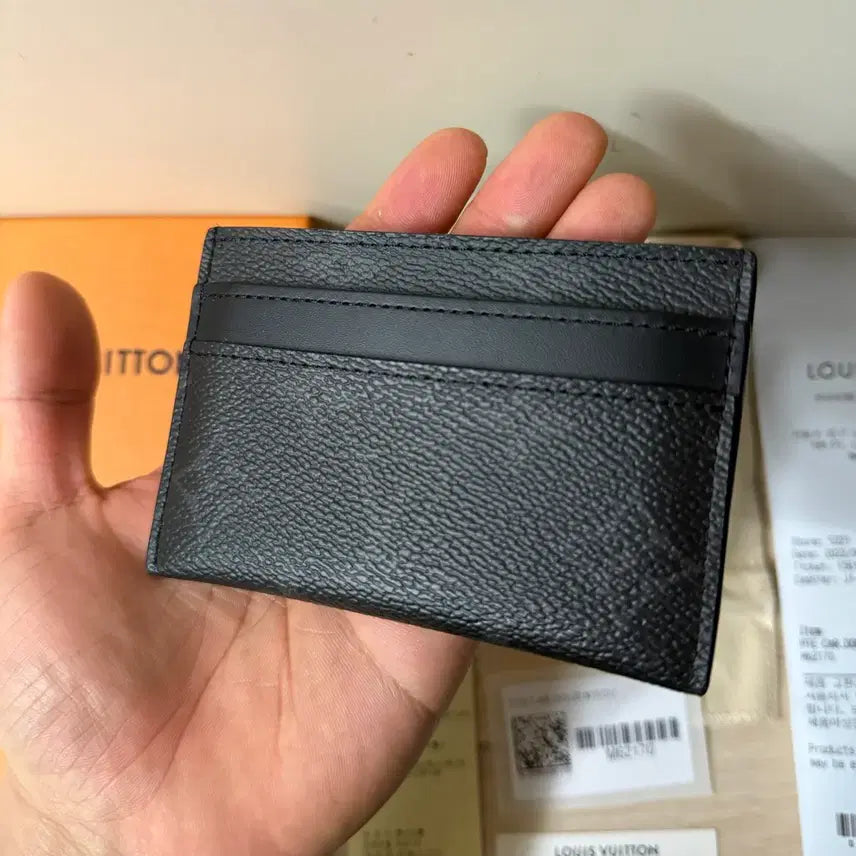 [BUNJANG] Louis Vuitton Eclipse Card Wallet Black / [풀구성/백화점] 루이비통 이클립스 카드지갑 블랙