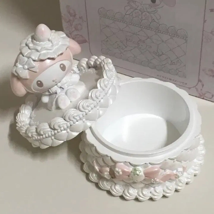 [BUNJANG] Sanrio My Melody Shiroyuki Ceramic Box / 산리오 시로이치고 마이멜로디 소품함