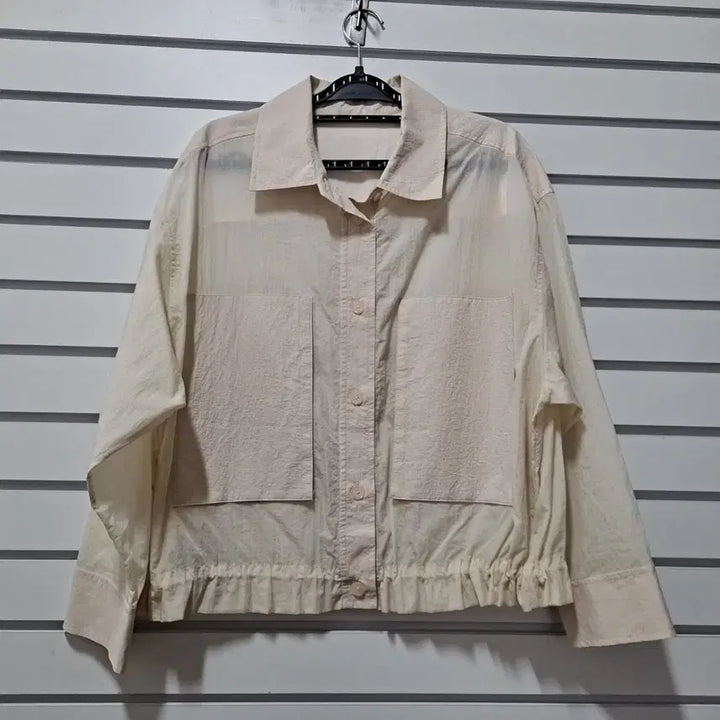 [BUNJANG] Ivory Summer Short Field Jacket / 아이보리 여름 숏 야상 점퍼