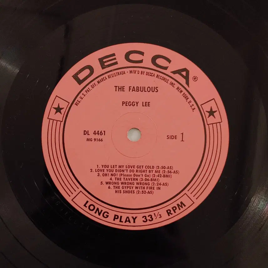 [BUNJANG] Peggy Lee Original Jazz LP / ORIGINAL JAZZ LP - PEGGY LEE