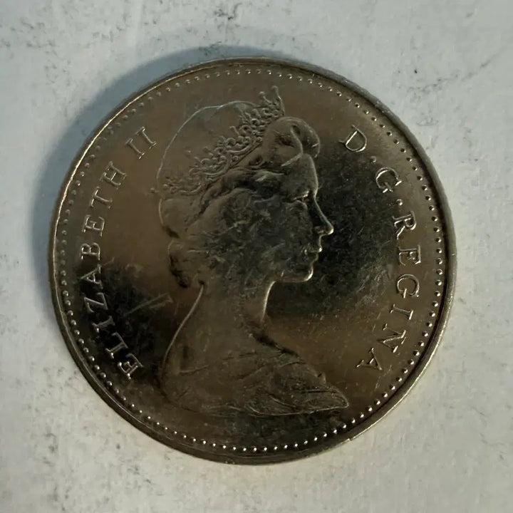 [BUNJANG] 1977 Canadian 10 Cent Coin / 1977년 캐나다 10센트 동전 S1339