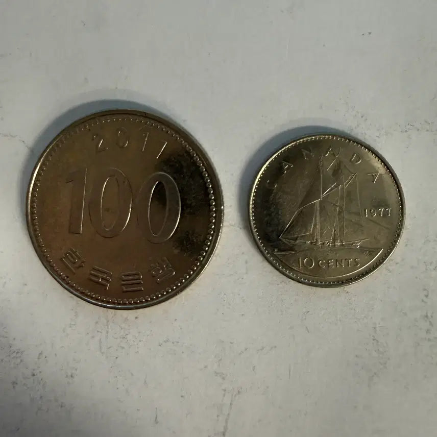 [BUNJANG] 1977 Canadian 10 Cent Coin / 1977년 캐나다 10센트 동전 S1339