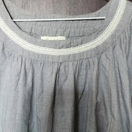 [BUNJANG] Vintage Bohemian Embroidered Short Sleeve Blouse / 일본 빈티지 모리걸 보헤미안 스타일 자수 반팔 블라우스