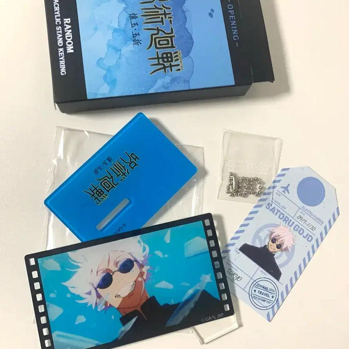 [BUNJANG] Jujutsu Kaisen Pop-Up Acrylic Keyring Gojo Satoru / 주술회전 팝버블 팝업 아크릴 키링 고죠 사토루