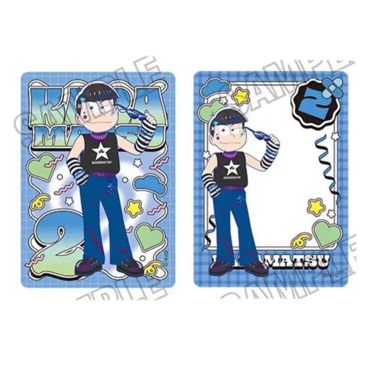 [BUNJANG] Osomatsu-san Karamatsu Bundle Set / 오소마츠상 데코라 포토카드 아크릴카드 캔뱃지 일괄 카라마츠 2
