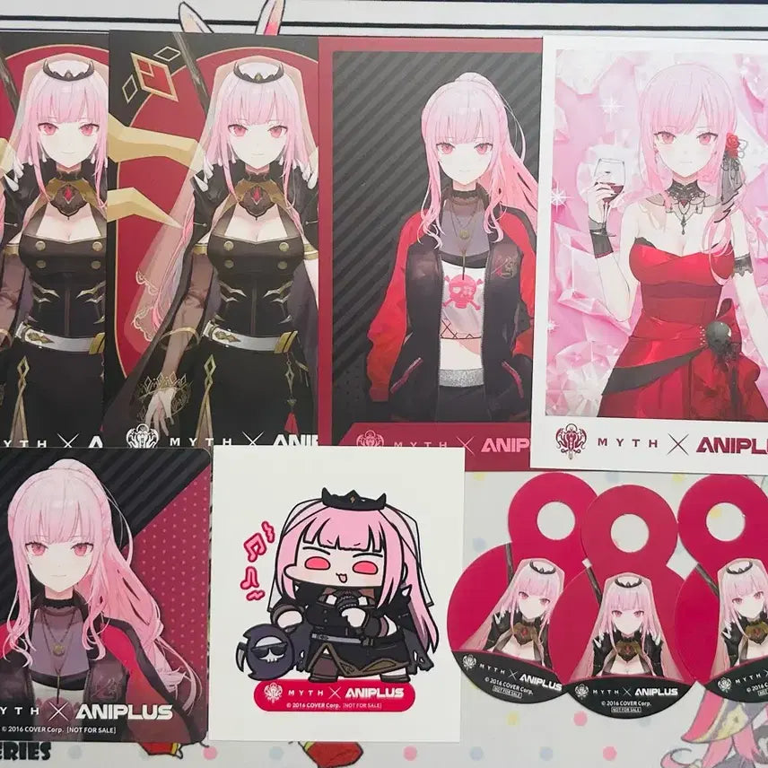 [BUNJANG] Hololive Mori Calliope Bundle Set / 홀로라이브 모리 칼리오페 굿즈 일괄 세트
