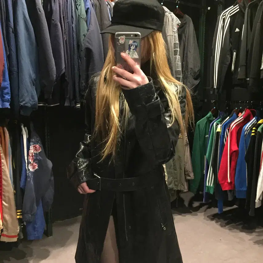[BUNJANG] TORNADO MART Leather Jacket Black / (756) TORNADO MART 토네이도마트 가죽자켓 블랙